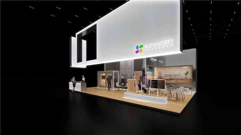 深圳創(chuàng)動(dòng)科技有限公司參展上海新國(guó)際博覽中心上海展覽設(shè)計(jì)展臺(tái)搭建3